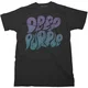 Deep Purple Bubble Logo Black L Majica