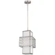 Elstead Lighting Elstead Kenney 1 viseča svetilka za strop, srebrna, E27, (22098138)