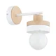Zidna lampa LARSO 1xE27/15W/230V bela/bež