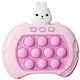 Igrača konzola Skill Game Bunny Pop It - Roza KP36155