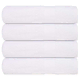 Vidaxl vidaXL Brisače za roke, 4 kosi, bele, 50 x 100 cm, 100 % bombaž