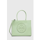 Torba Tory Burch boja: zelena