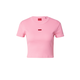 Majica kratkih rukava HUGO za žene, boja: ružičasta