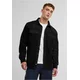 Corduroy classic long-sleeved shirt black