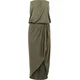 Womens Olive Bandeau Dress