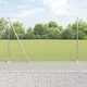 Heksagonalna ograda s betonskom osnovom 100 x 1,5 m Srebrna