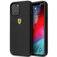 Ferrari - iPhone 12 Pro Max 6,7 Black Hardcase On Track Real Carbon (FERCAHCP12LBK)