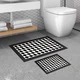 Lessentiel Maison Set 2 prostirke za kupatilo Crno-Beli