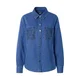 GUESS Bluza MONIQUE modra/črna