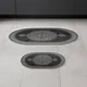 Lessentiel Maison Set 2 prostirke za kupatilo Crno-Beli