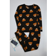 Trendyol Curve Black Teddy Bear Patterned T-shirt-Jogger Knitted Pajama Set