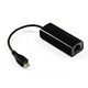 MicroConnect USB MICRO na Ethernet, črna