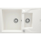 Deante ZQN A513 Granitna sudopera Andante 78/WH/2/0, Bela