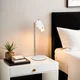Opviq Stona lampa Lume-71-17, O5,5,11 cm, IP20, Belo-zlatne boje