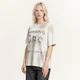Cropp - Predimenzionirana majica s printom - light grey
