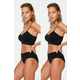 Trendyol 2-Pack Black Seamless/Seamless Hipster Knitted Briefs