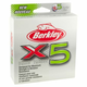 Vrvica Berkley Braid X5 Flame zelena 150m 0,10mm