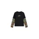 Vans Camo Twofer Kids Sweater black