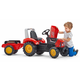 Falk traktor s prikolicom Supercharger - Red