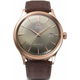 ORIENT moška ročna ura Bambino RA-AC0P04Y10B, Rose Gold/Brown