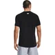 Under Armour UA HG Armour Fitted SS Majica 809429 Črna