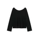 Pull&Bear Majica črna