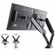 Iiyama DS3002C-B1 - Mounting kitfor 2 monitors (adjustable arm) black screen size: 10-27 desk-mountable