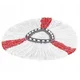slomart nadomestna krpa za metlo za pomivanje tal vileda turbo 2in1 rojo/blanco