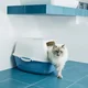 Pijesak za mačke Rotho My Pet BAILEY Plavo/Bijelo