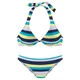 VENICE BEACH Bikini mornarska/svetlo modra/rumena/bela