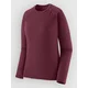 Patagonia Cap Tw Crew Base Layer Top berry fig