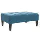 vidaXL vidaXL Stolček za noge moder 77x55x31 cm žamet, (21228687)