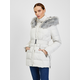 Orsay Kremasta ženska zimska prešita jakna s pasom ORSAY_814014-029000 34