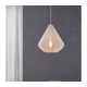 Eglo 43996 - Luster na sajli DOLWEN 1xE27/40W/230V, prečnik 33,5 cm, beli