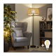 Brilagi - LED stojeća lampa CERIA 1xE27/40W/230V prečnik 50 cm bež/crna