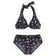 LASCANA Bikini roza / črna / bela