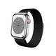 shumee Crong Milano Steel - pašček iz nerjavečega jekla za Apple Watch 38/40/41 mm (črn)
