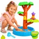WOOPIE peskovnik vodna miza 2v1 Happy Tree 8 dodatkov (5904326945814)