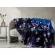 Mikroplišasta odeja VIOLET BUTTERFLY temno modra Dimenzije: 160 x 200 cm