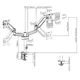 GEMBIRD MA-DA2P-01 Gembird Podesivi dupli stoni drzac za monitor, tilt,17-32 max.2x9kg (44281)