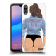 Crna silikonska maskica za Huawei P20 Lite - Crossfit girl - nickynellow