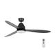 Lucci air 213044 - Plafonski ventilator WHITEHAVEN 1xGX53/18W/230V crni + daljinski upravljač