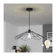 Brilagi - LED luster na sajli CERIA WIRE 1xE27/40W/230V, prečnik 60 cm, crne boje