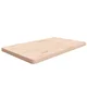 Vidaxl Kopalniški pult 100x60x4 cm neobdelana trdna hrastovina