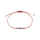Pilgrim Zapestnica Birthstones antracit/svetlo rdeča