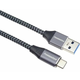 USB-C z USB 3.0 A (USB 3.1 generacije 1, 3A, 5Gbit/s) 1m pletenica