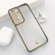 Maska za telefon Luxury Crystal Clear za Samsung S25/ S931B, Zelena