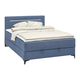 Boxspring Krevet Jerry-Exklusiv 120/200 cm , tamnoplava
