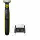 Philips Norelco OneBlade QP2721/20 muški brijaći aparat Brijač s mrežicom Šišač Crno, Zeleno