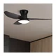 Brilagi - LED Zatemnitveni stropni ventilator LED/30W/230V 3000-6500K črna + Daljinski upravljalnik
